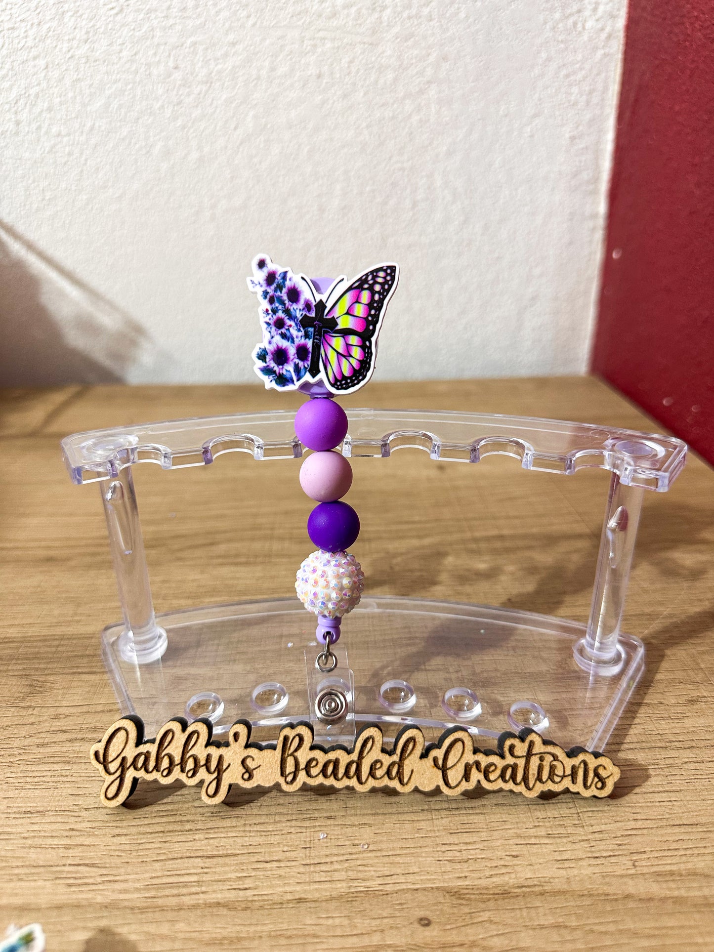 Butterfly Badge Reel